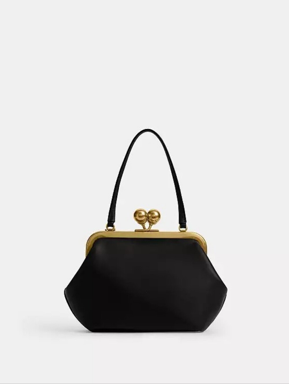 Coach Kisslock Frame Bag 16 (Black) - Picture 14 of 16